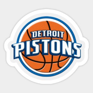 Old Detroit Pistons Sticker